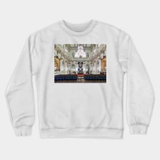 The Salón Blanco in Casa Rosada, Buenos Aires Crewneck Sweatshirt